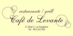 Card cafe de levante