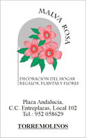 Card malva rosa