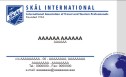 Corporate skal paper card