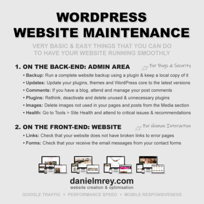 Danielmrey website maintenance