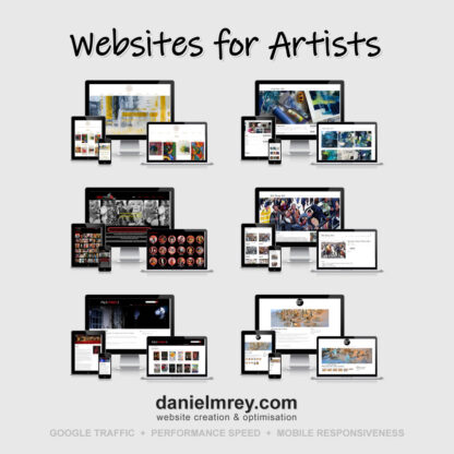 Danielmrey websites for artists