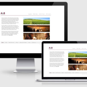 Desktop mobile a and b vintners no responsive