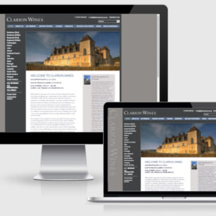 Desktop mobile clarion wines no responsive