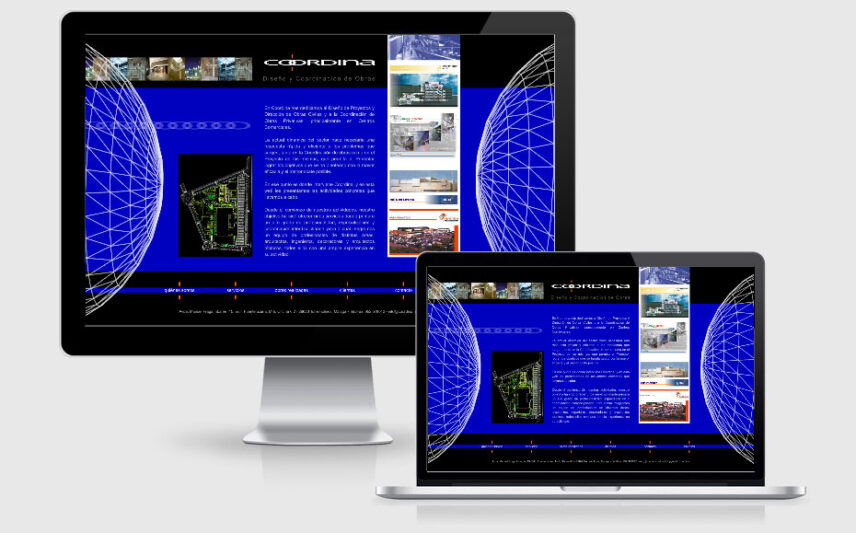 Desktop mobile coordina no responsive flash