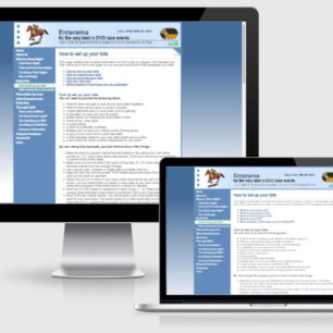 Desktop mobile enterama no responsive