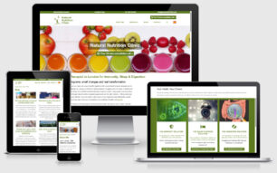 Desktop mobile natural nutrition clinic