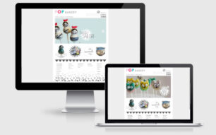 Desktop mobile pop bakery no responsive