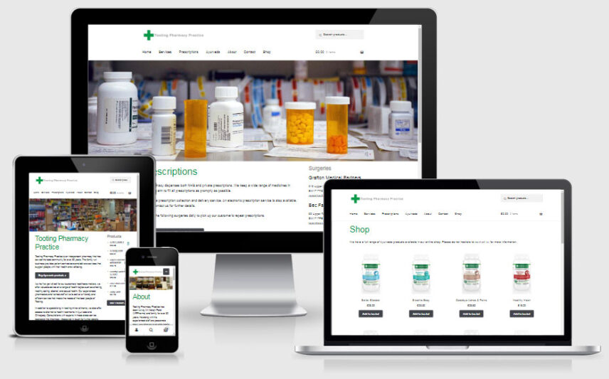 Desktop mobile tooting pharmacy