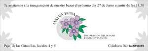 Flyer malva rosa