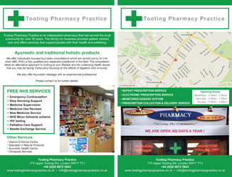 Flyer tooting pharmacy practice