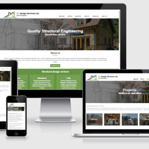 Gl design services responsive website
