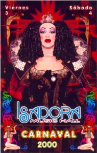 Poster isadora carnaval 2000