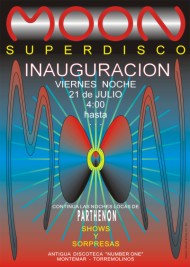 Poster moon inauguracion 1995