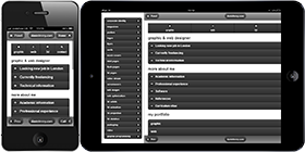 Web app jquery mobile iphone and ipad